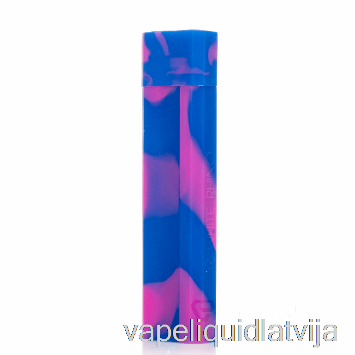 Balta Degunradžu Silikona Dab Out [pyrex] Purple Blue Vape šķidrums